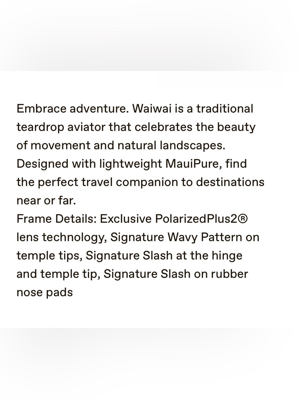 Maui Jim WAIWAI Aviator Sunglasses - Picture 12 of 13